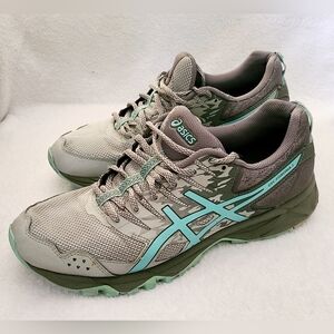 Asics Ortholite Gel-Sonoma 3 Women’s Trail Running Grey Blue Shoes T774N SZ 10